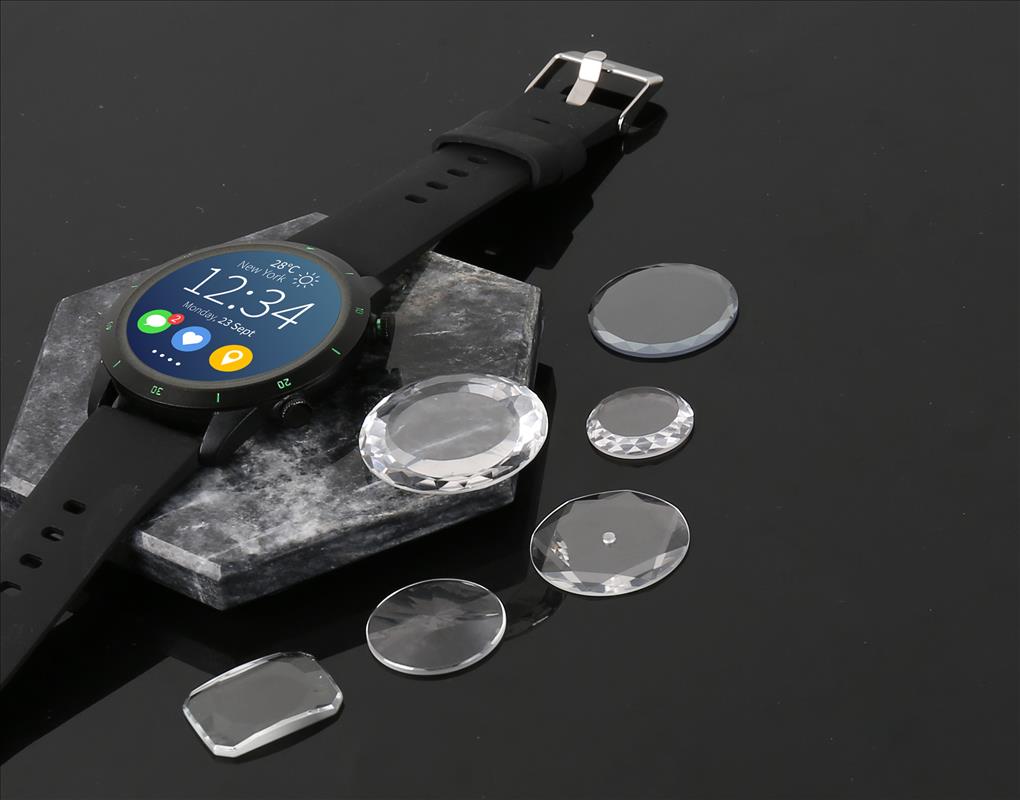 多面切割（钻石面切割）蓝宝石玻璃表盘