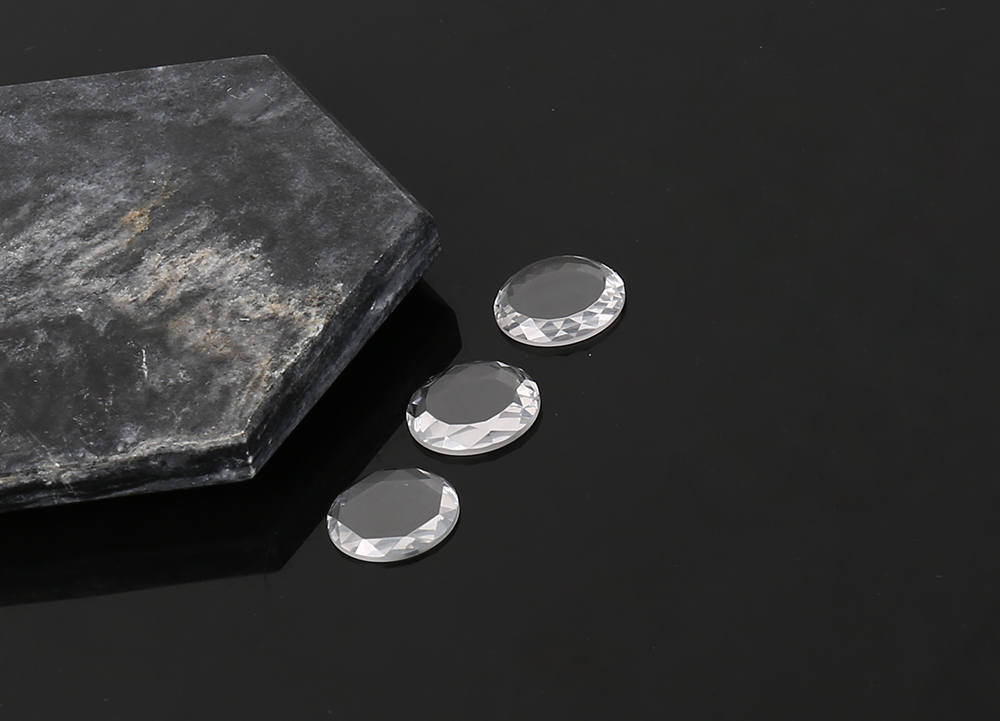 Multi sided cutting (diamond cut) sapphire glass dial