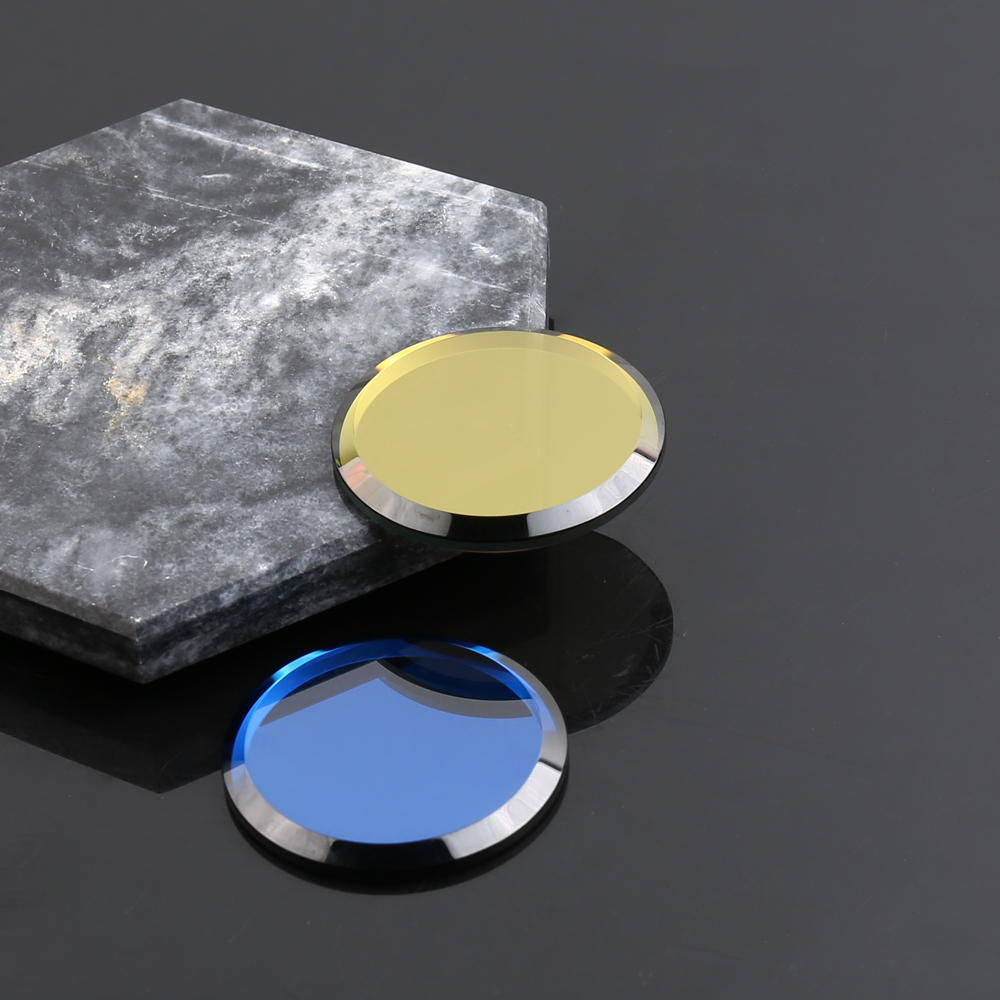 Sapphire dial with colored film coating